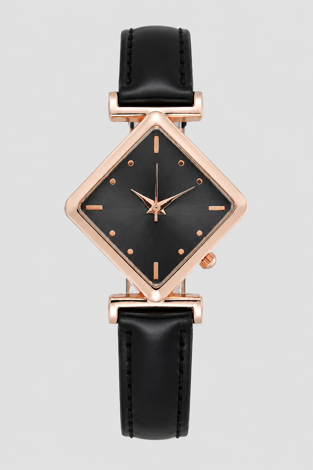 Elegant Geometric Diamond Women's Watch