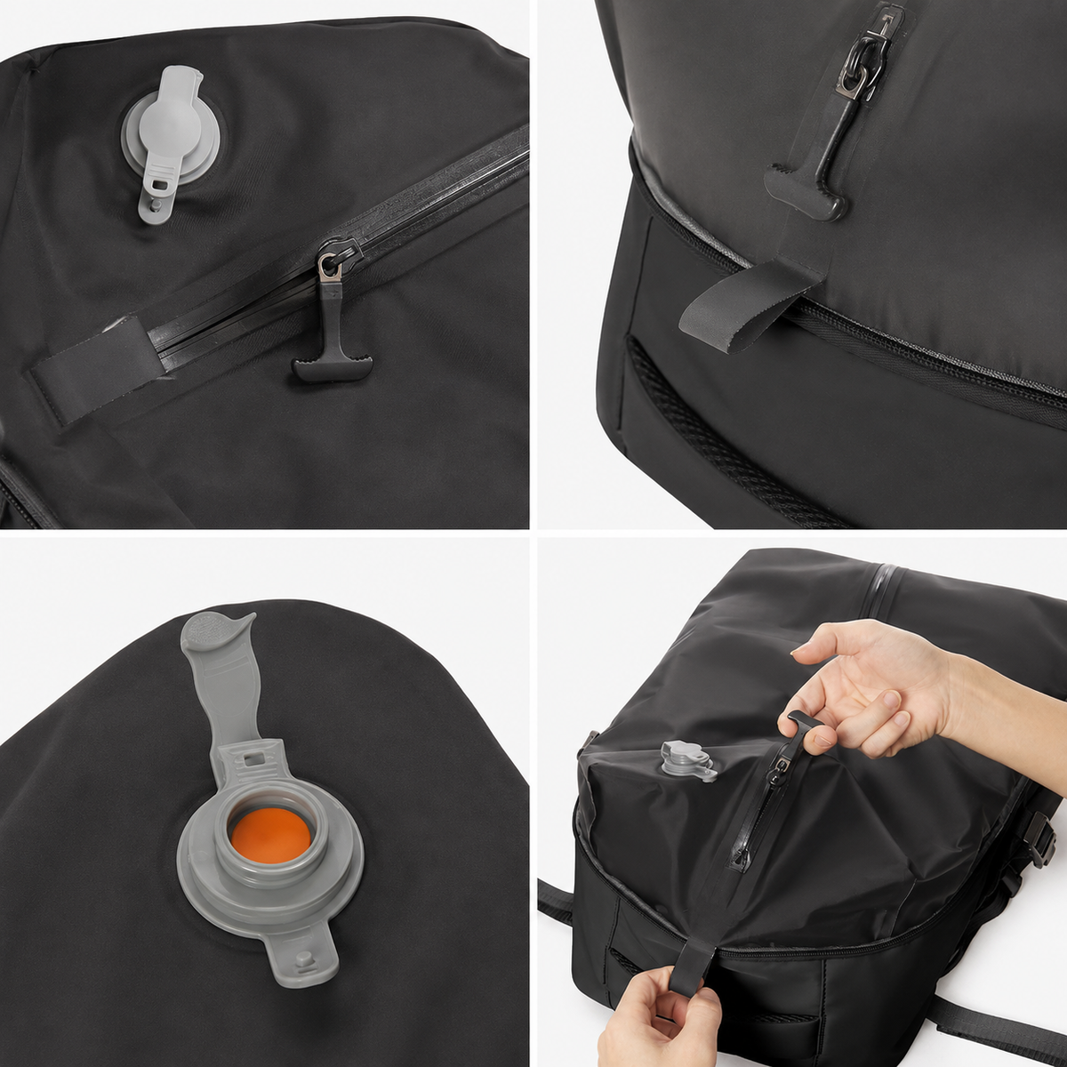 15.6in Travel Backpack with Vacuum Compression System