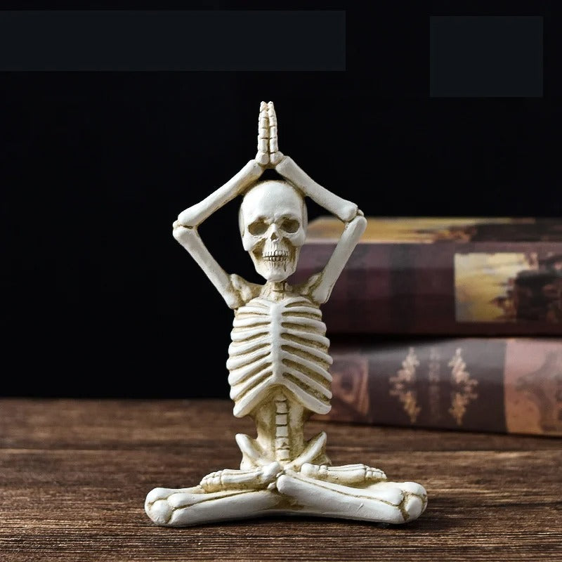 Halloween Skeleton Figurine Resin Decoration