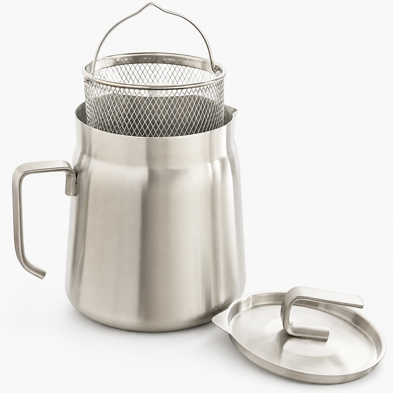 2-in-1 Oil Strainer & Frying Pot