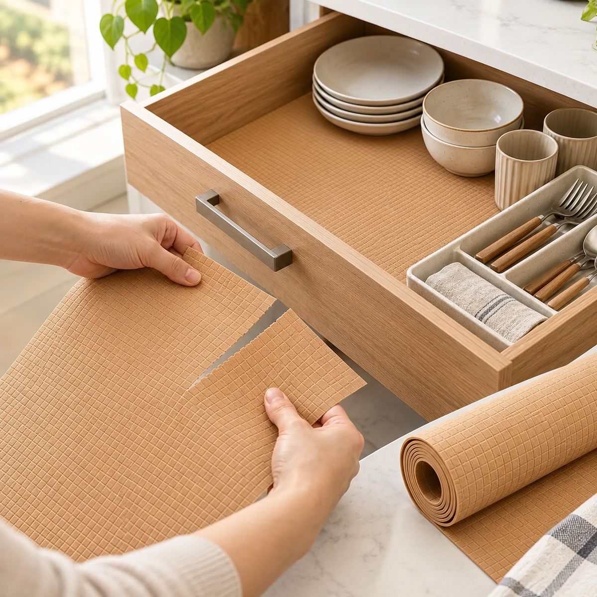 Non-Adhesive Tear-to-Size Shelf & Drawer Liner
