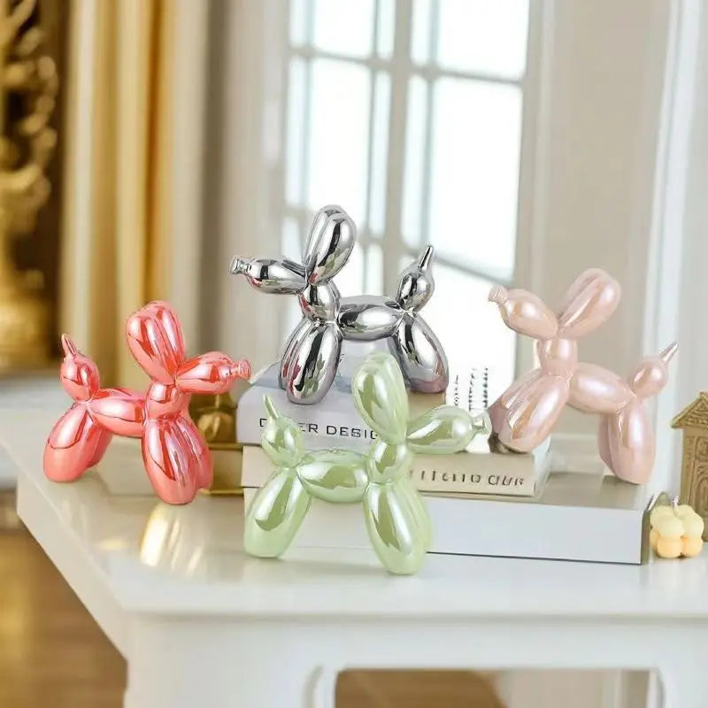 PuffyPooch - Ballon Hund Skulptur - Lyserød - house & garden - {{ product_tags }