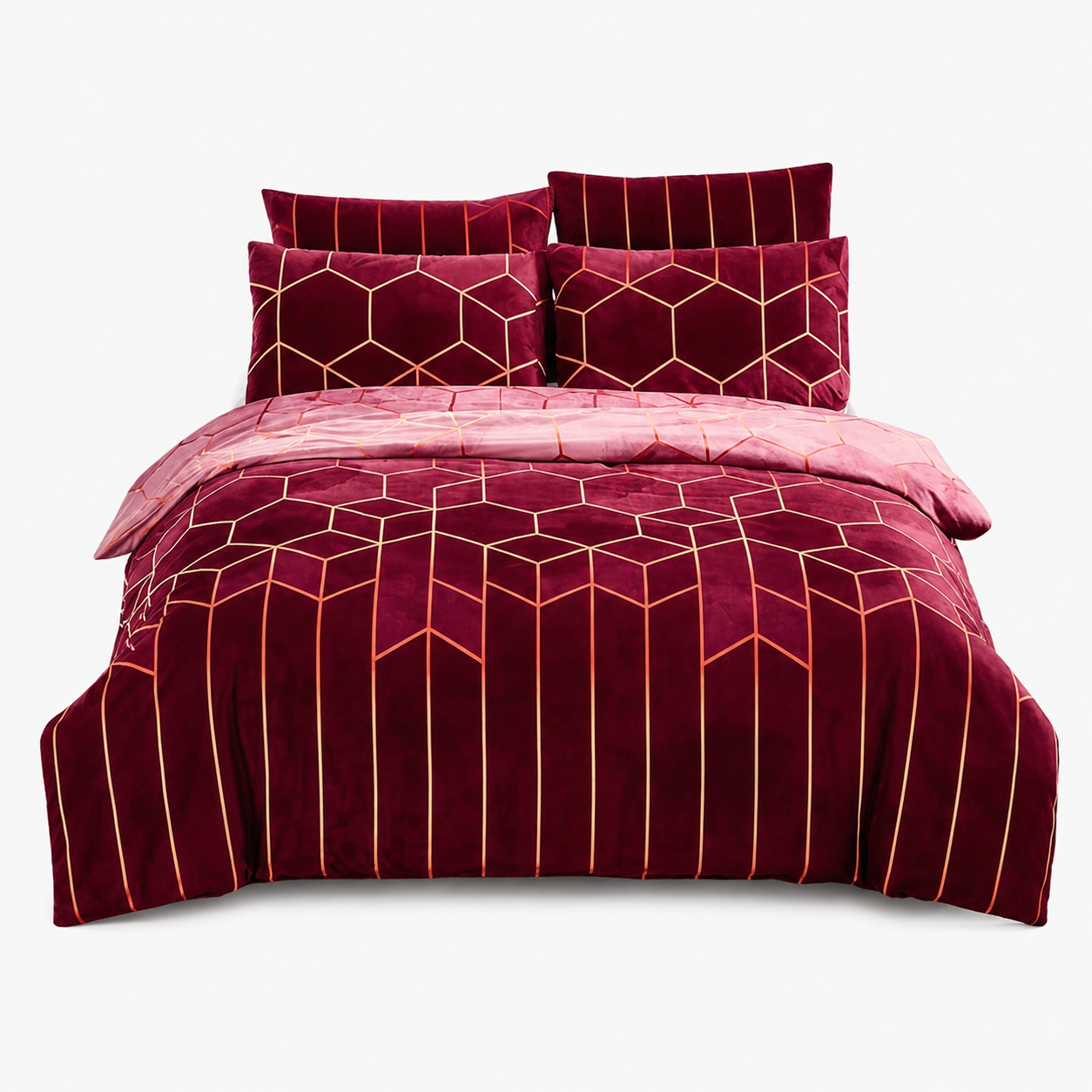 Comfort Blanket 'Geometric Pattern' refreshing and breathable