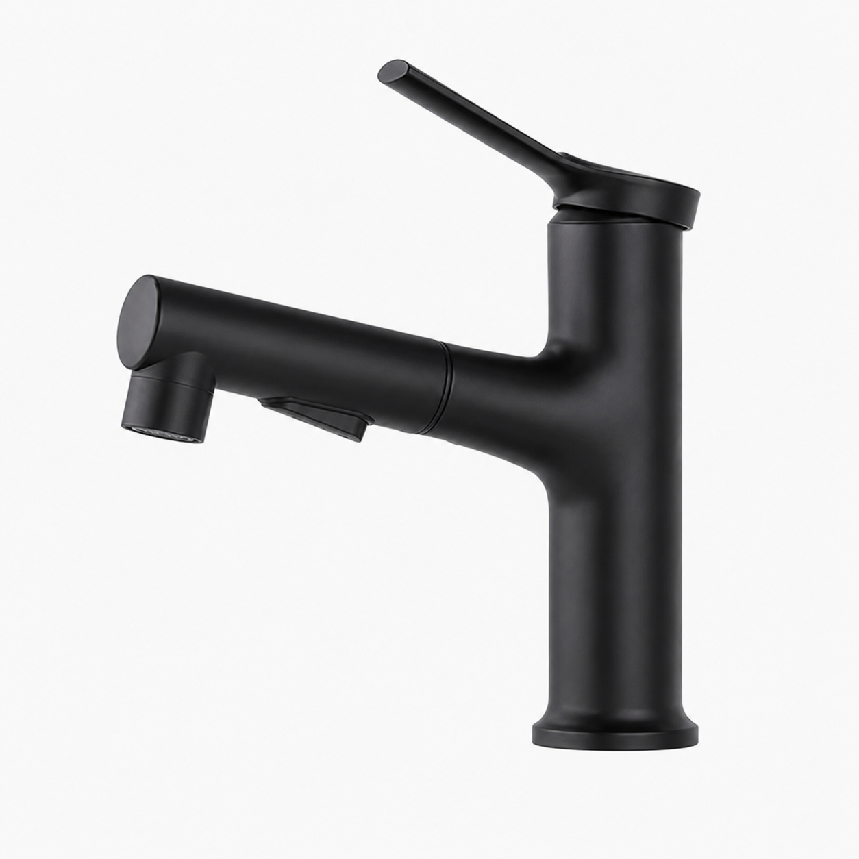 Pull-Out Single-Lever Bathroom Basin Faucet