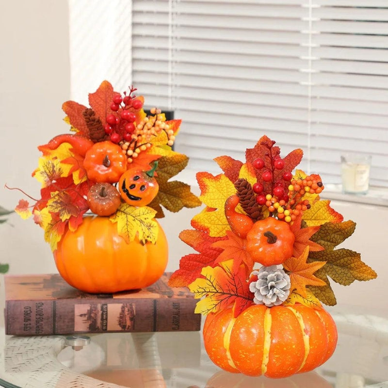 GhostlyGourd - Halloween Decoratief Ornament met Pompoen-geïnspireerd Ontwerp