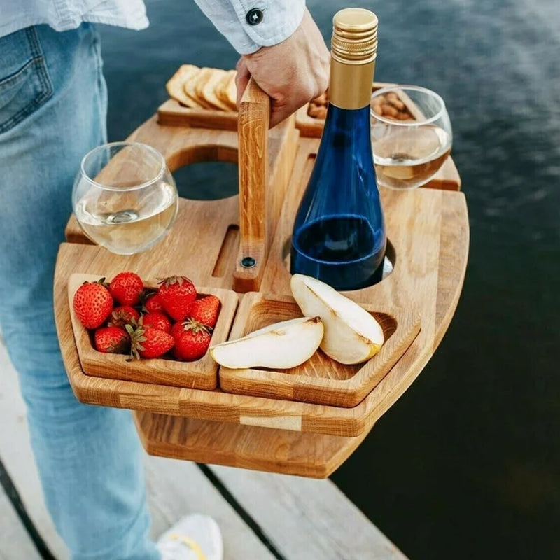 CarryTable - Mini Tafel met Ingebouwd Handvat en Draagbaar Ontwerp