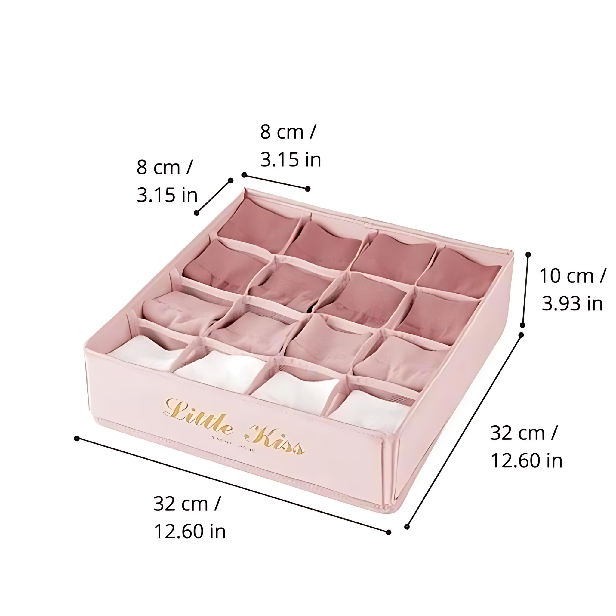 Caja pieghevole per biancheria intima - Divisore per cassetti con accesso facile - - accesso biancheria caja caja pieghevole cassetti divisore facile home & garden wardrobe organizer - Concept Palermo