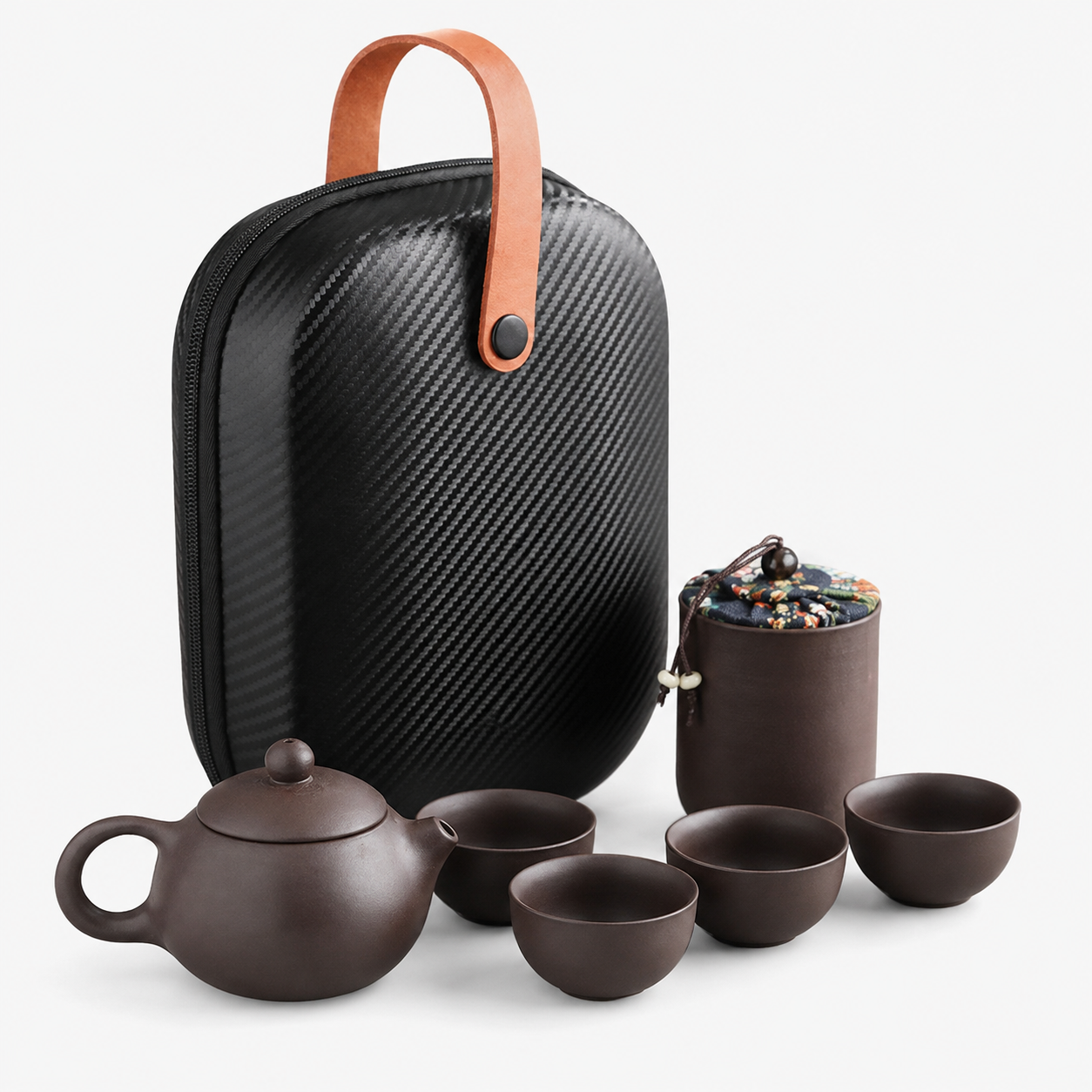Traditional Ceramic Travel Tea Set