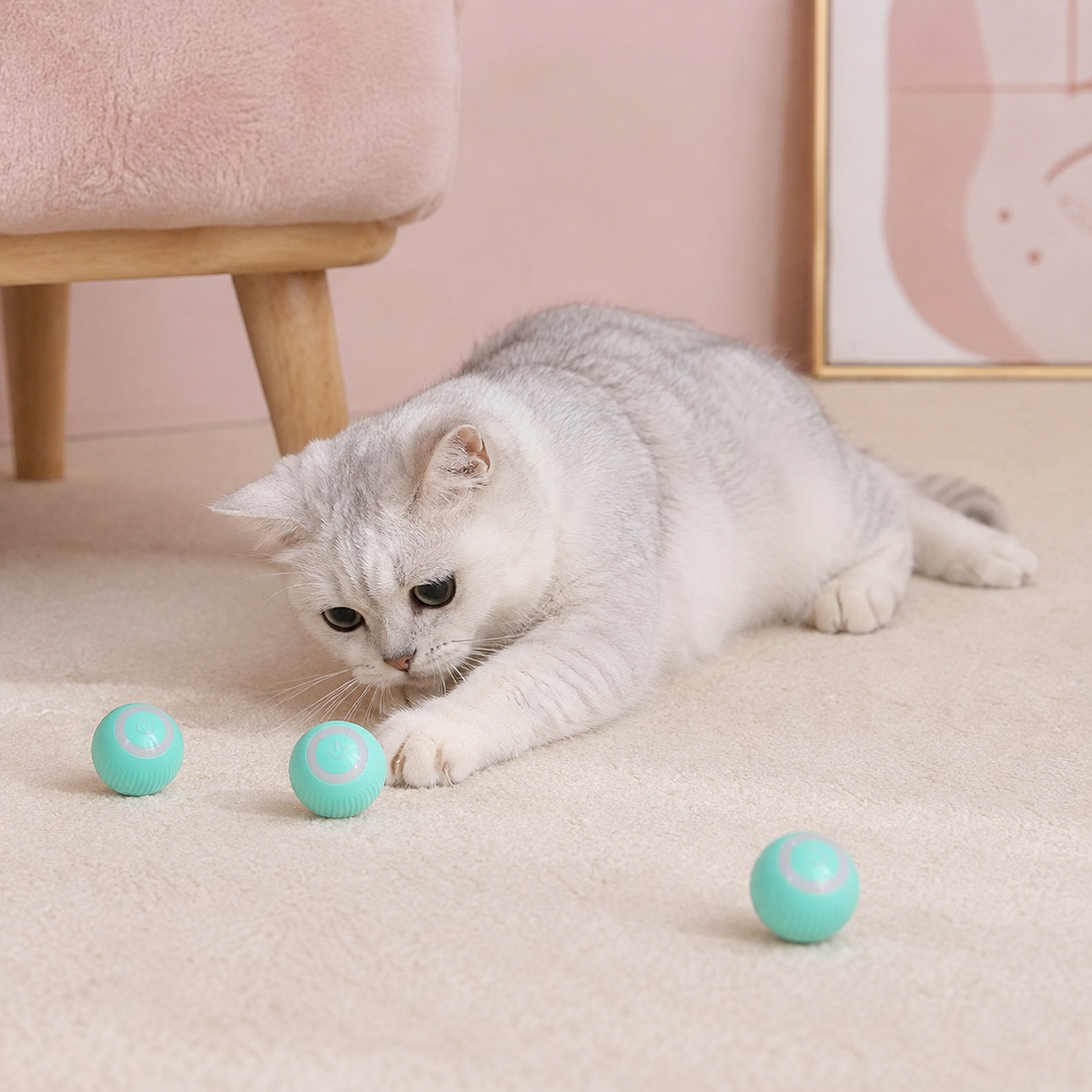 2-in-1 Interactive Hunting Simulator Cat Toy