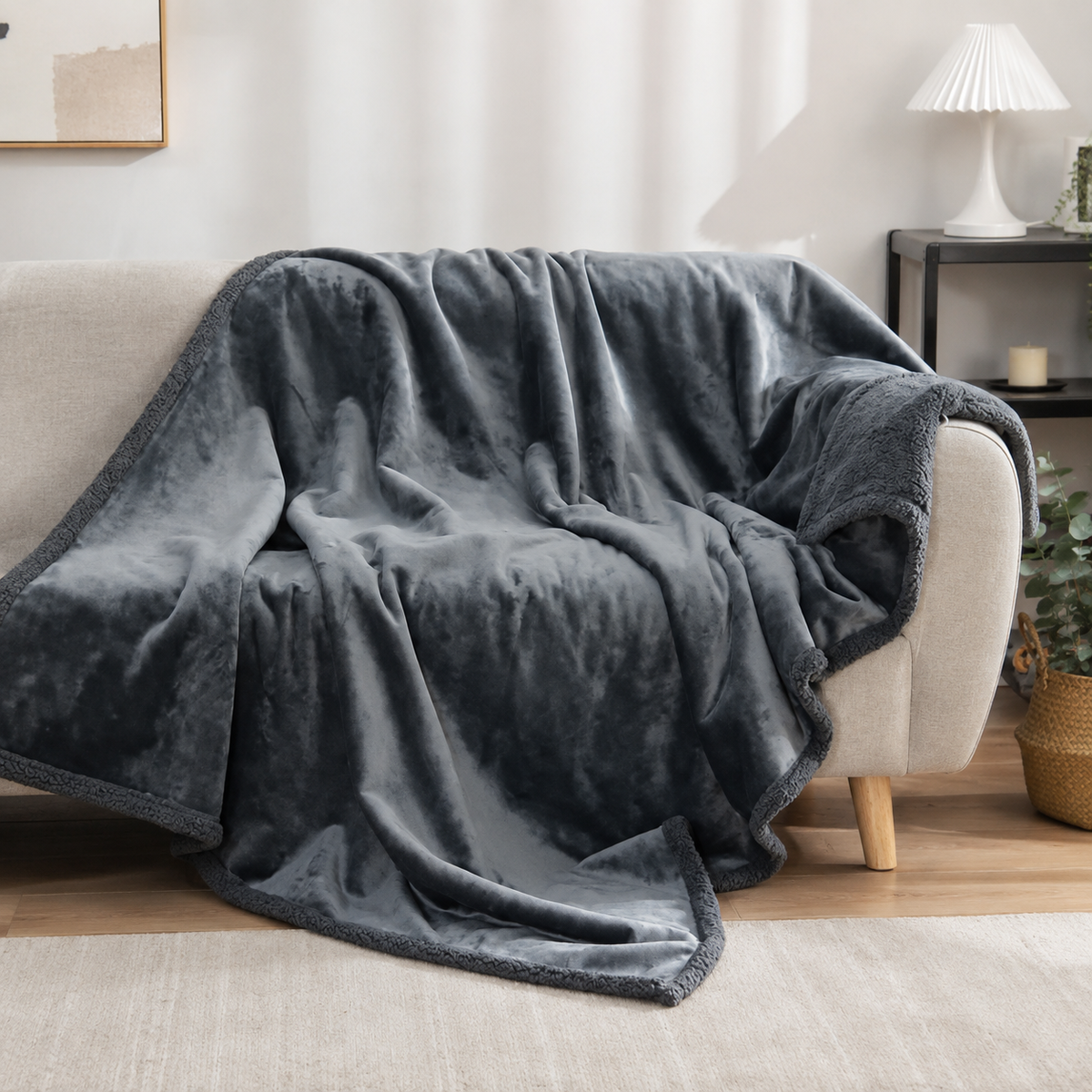 Waterproof Plush Couples Blanket