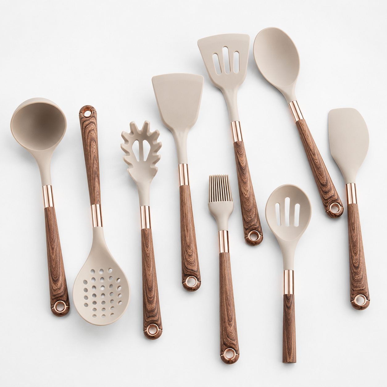 Set of 10 Kitchen Utensils | High-Quality Silicone