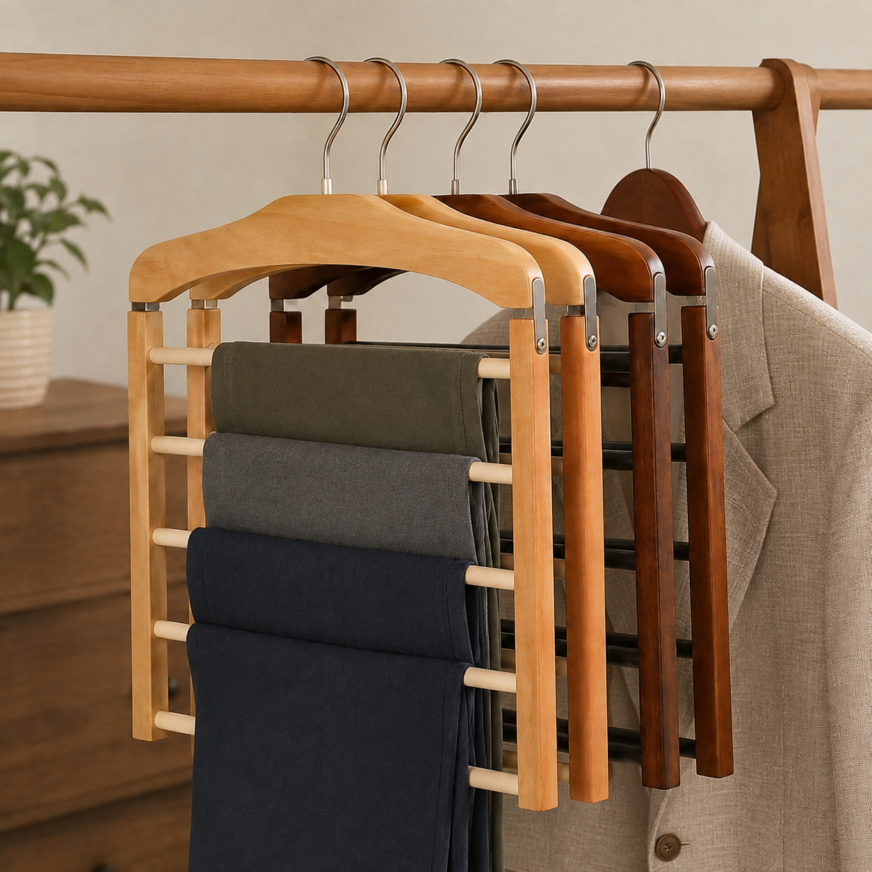 Wardrobe Multi-Tier Hanger (2 Pieces)