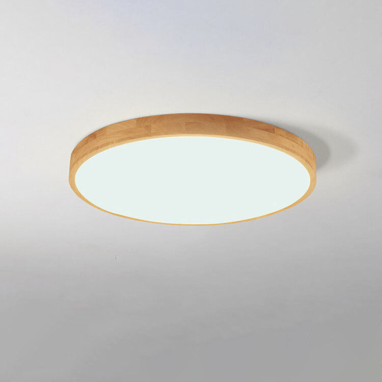 Flush Mount Ceiling Light - Nordic Solid Wood LED