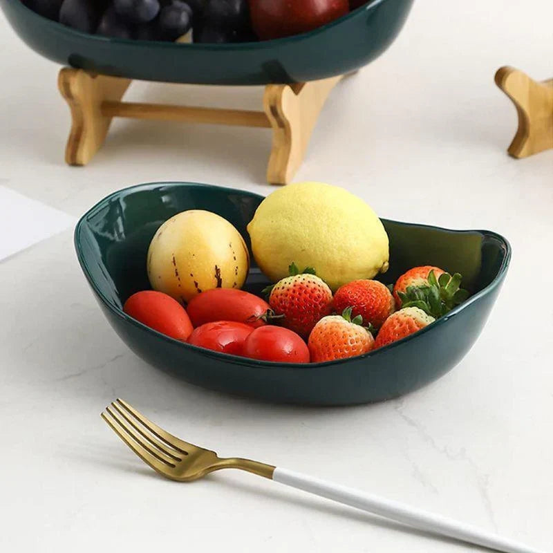 Multi-Tier Fruit Bowl Display with Removable Trays