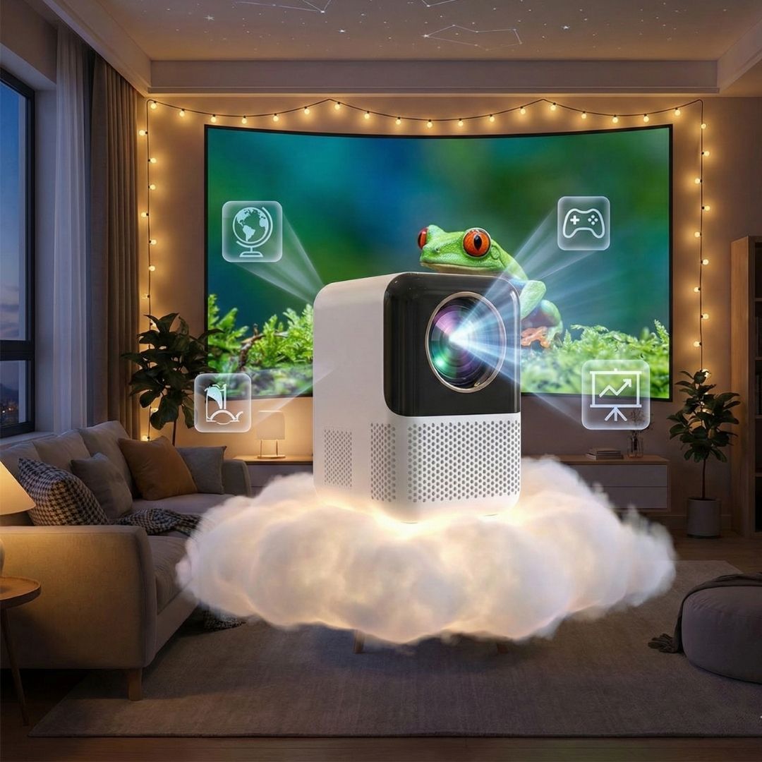 Mini HD Home Theater Projector - Portable