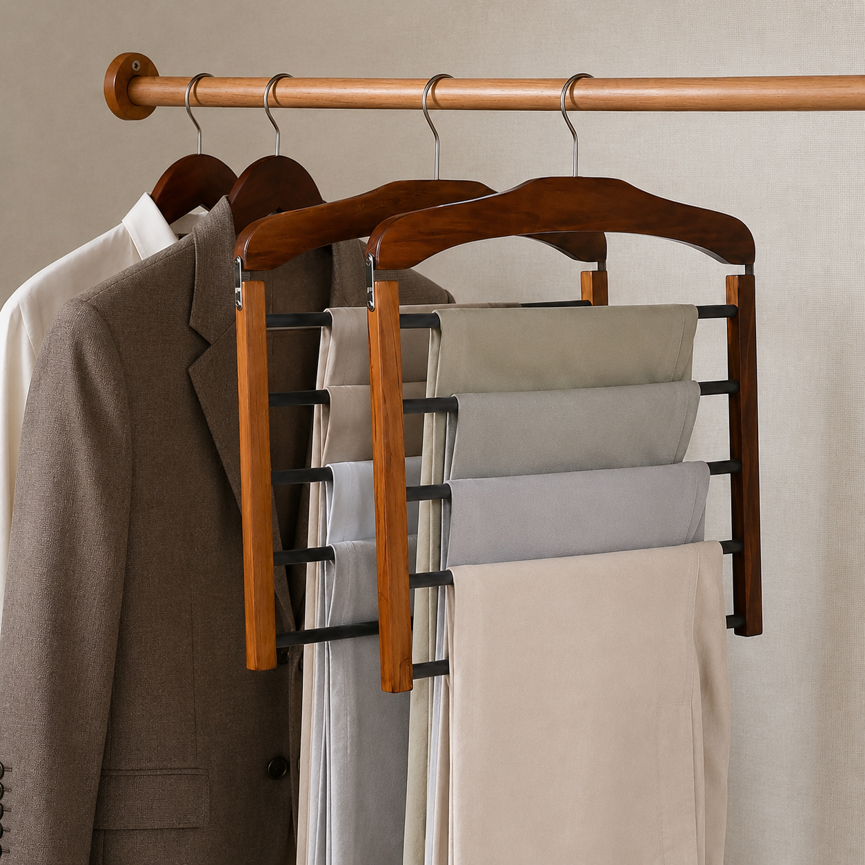 Wardrobe Multi-Tier Hanger (2 Pieces)