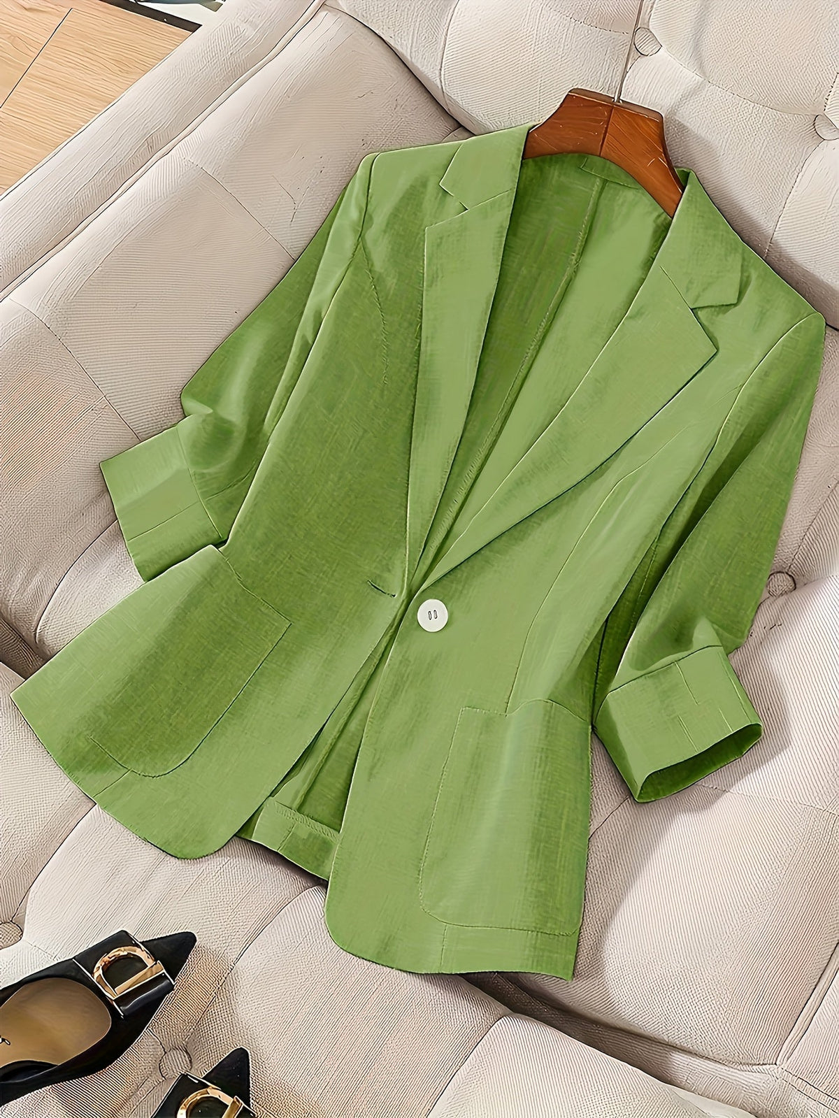 Women's Lightweight Single-Breasted Blazer
