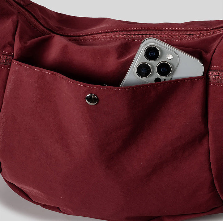 Crescent Moon Hobo Bag – Sculptural Curved Shoulder Bag