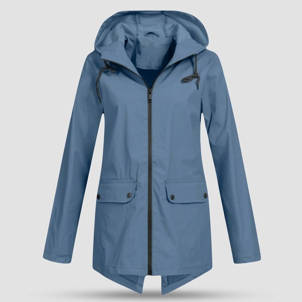 Women's Parka - Drawstring Hood with Extended Back Hem