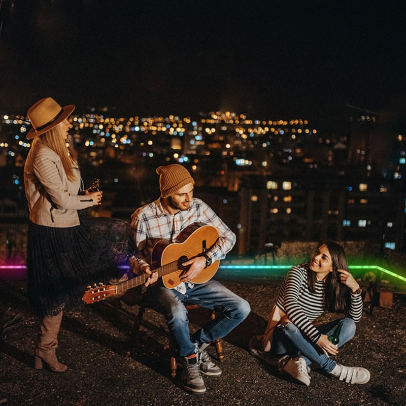 Smart WiFi LED Strip Lights – 8 Modes with Music Sync