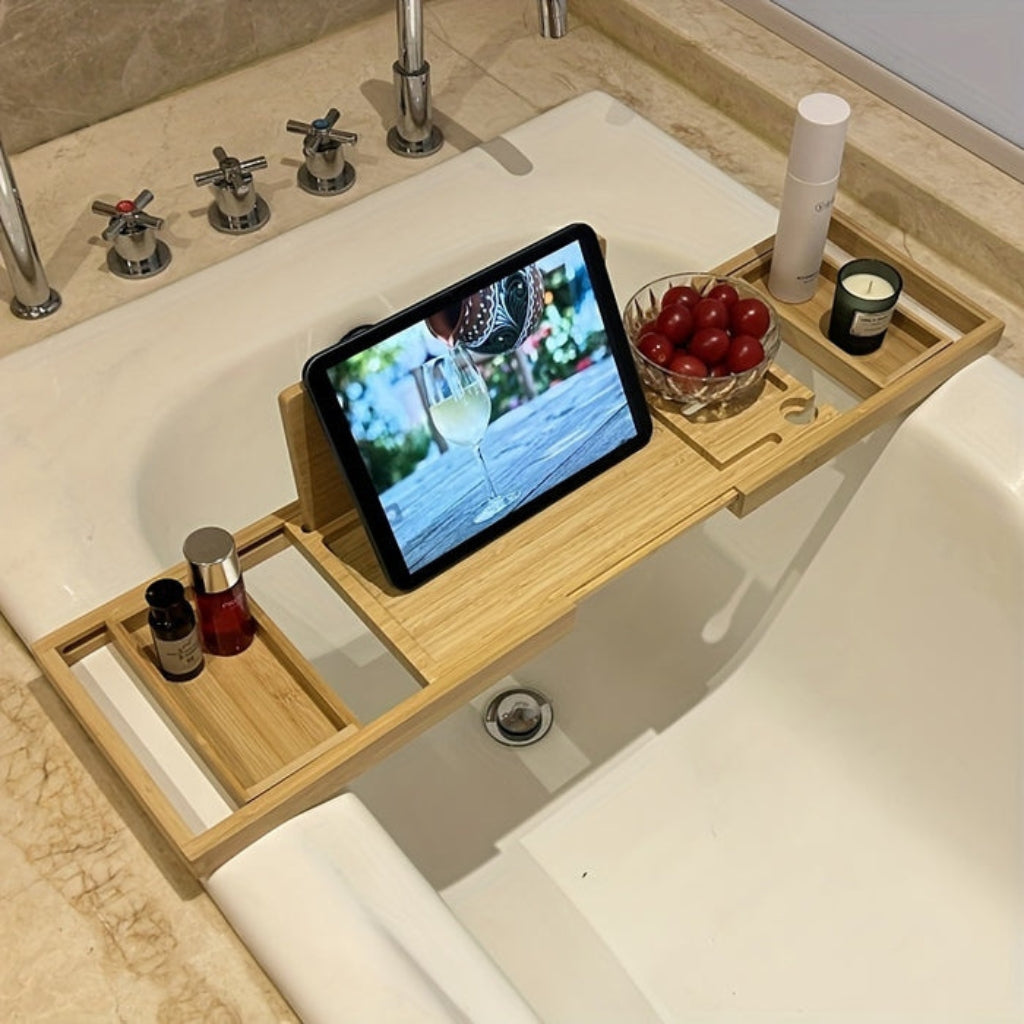 TubMate - Badtray met Verstelbare Compartimenten