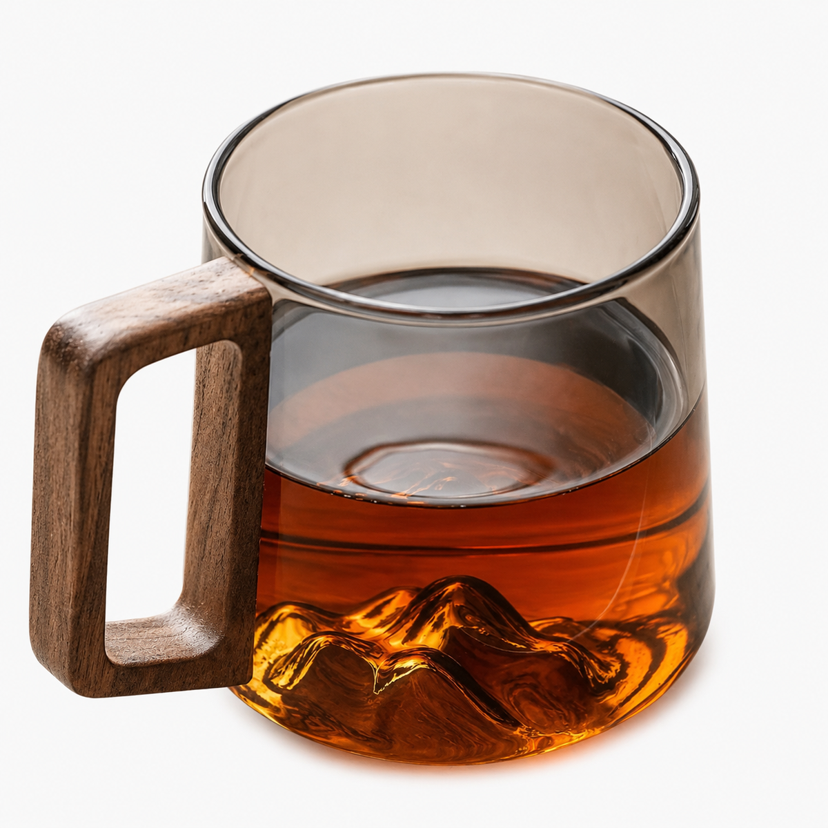 Mountain Base Borosilicate Glass Mug