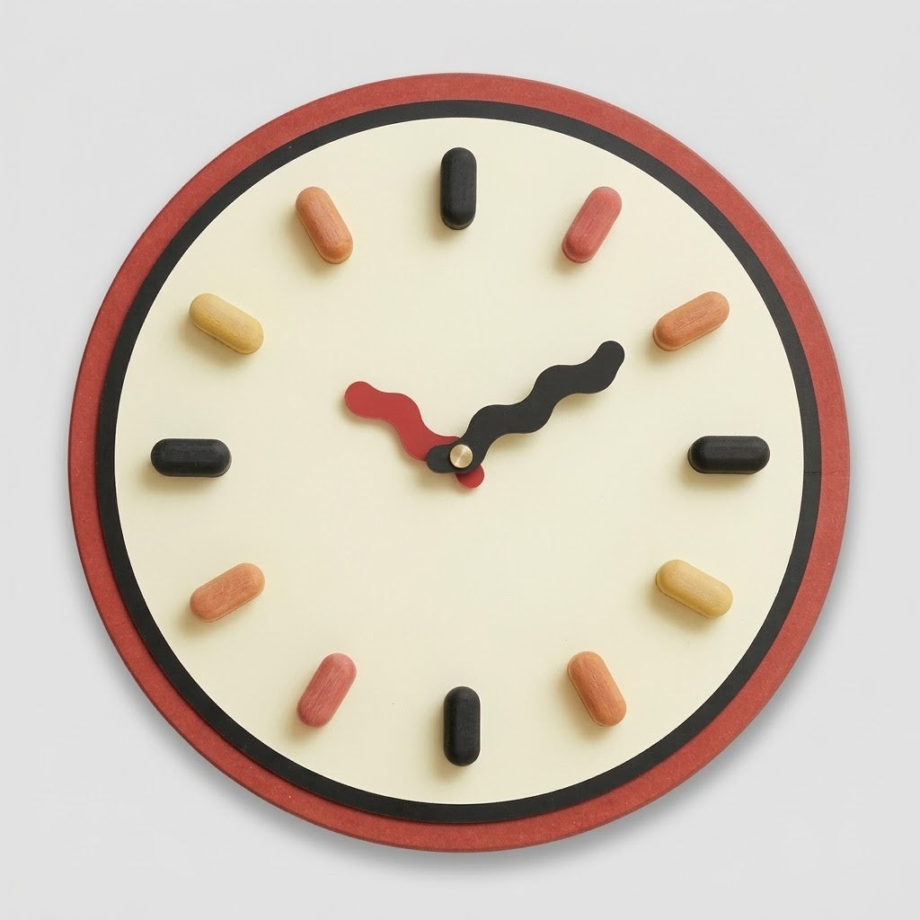 3D Nordic Wall Clock Silent Sweep for Living Room & Bedroom