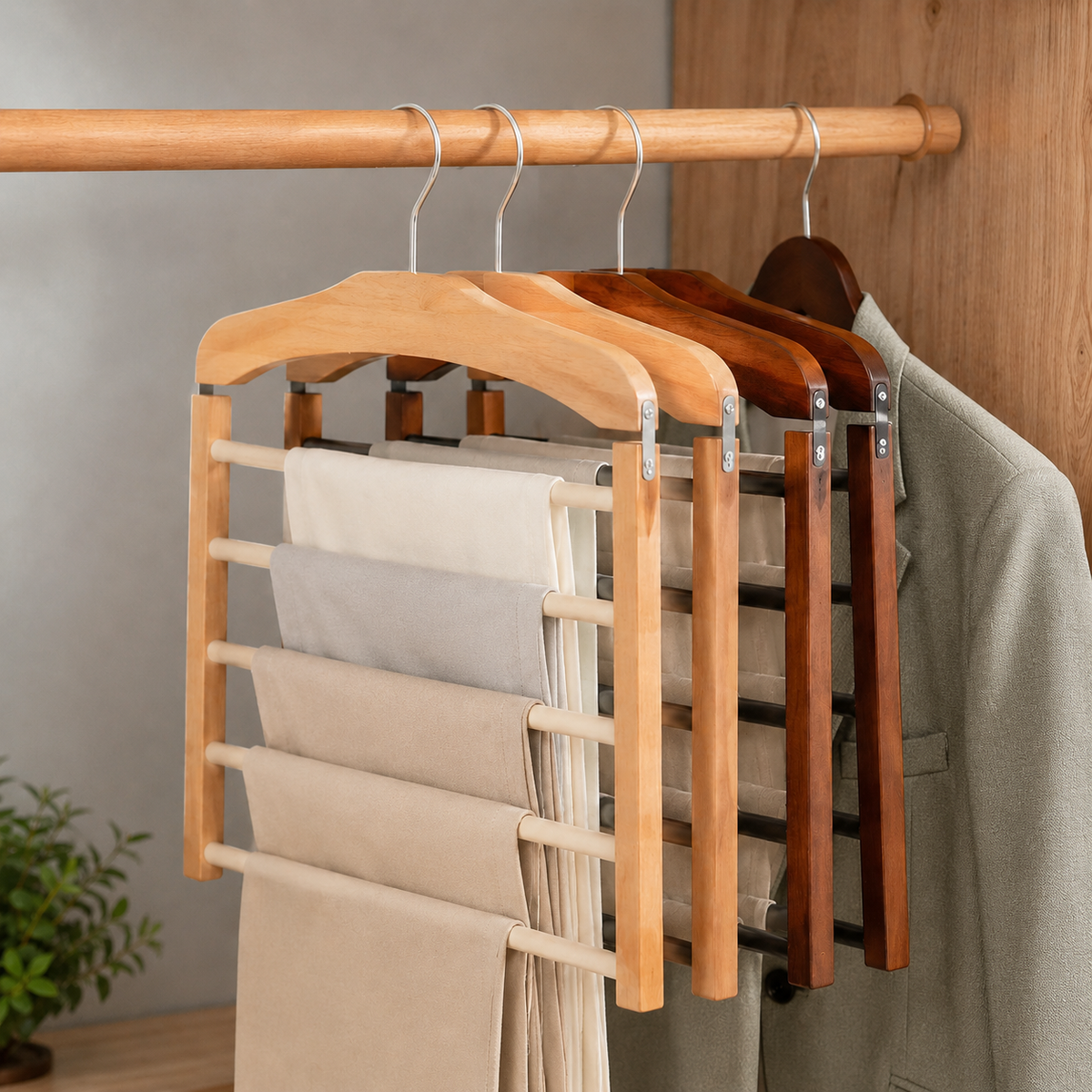 Wardrobe Multi-Tier Hanger (2 Pieces)