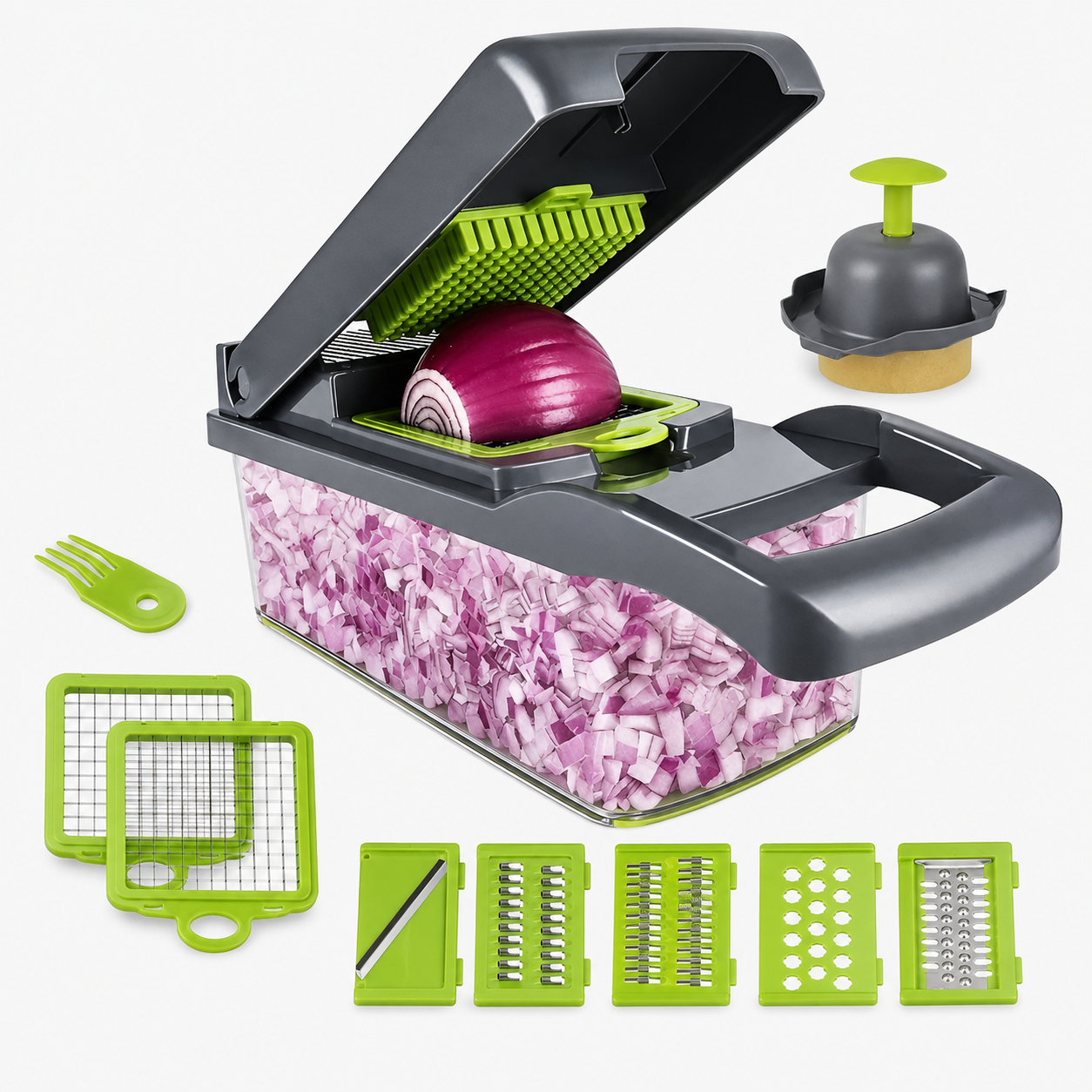 Versatile vegetable slicer for easy preparation