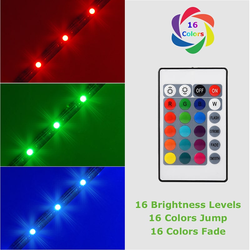 TV Backlight LED Strip – 16 Colors, USB Powered
