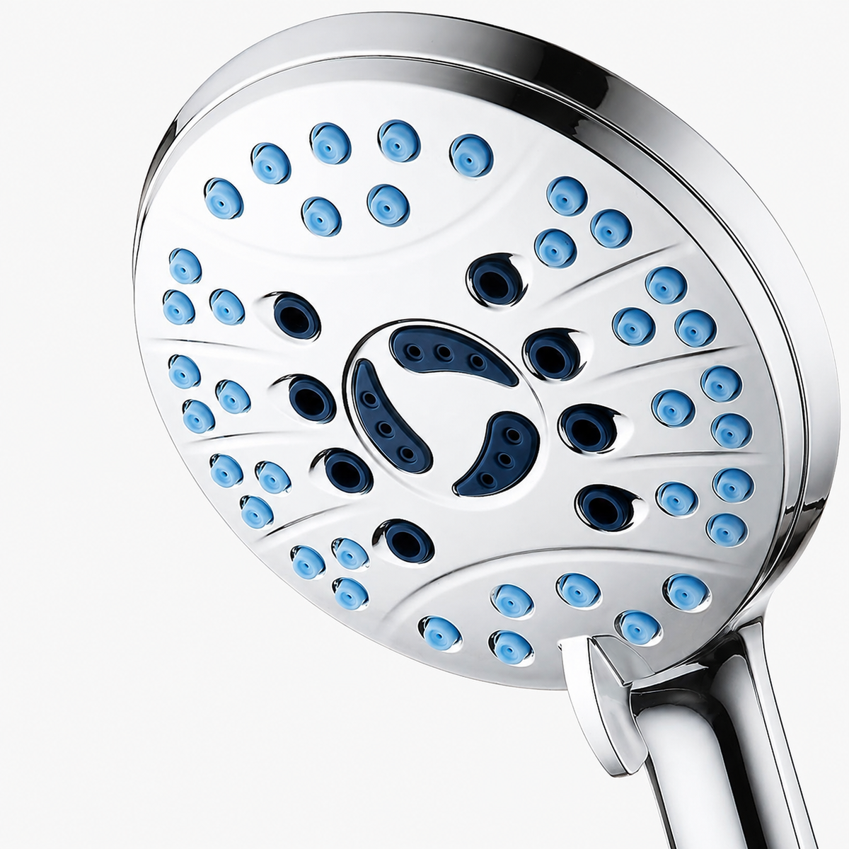 8-Setting High-Pressure Handheld Shower Head with Hose