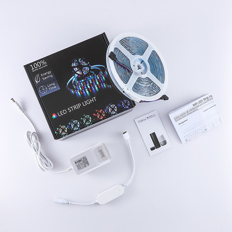 Smart WiFi LED Strip Lights – 8 Modes with Music Sync