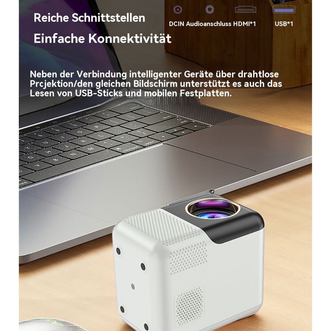 Mini HD Home Theater Projector - Portable