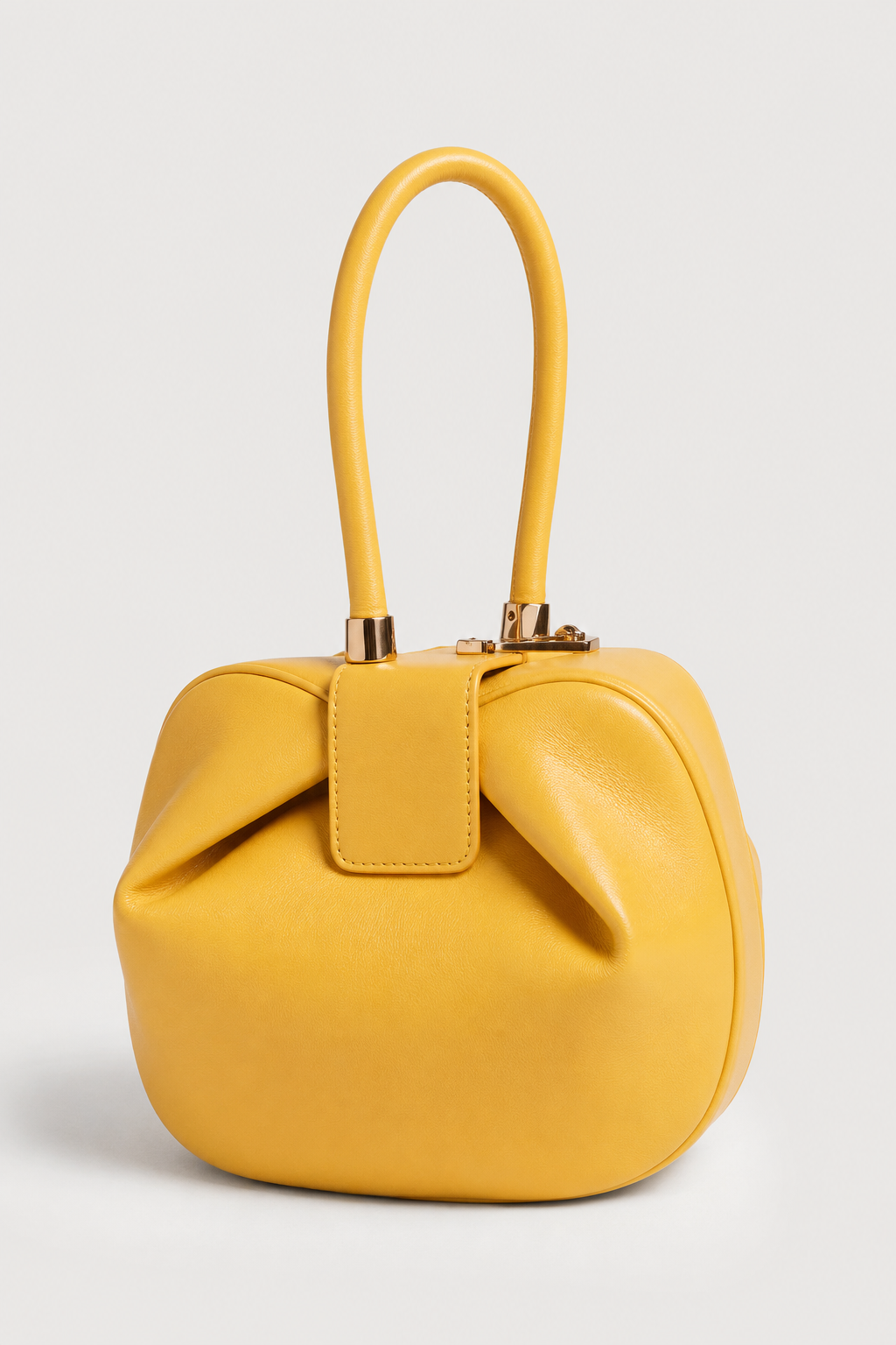 Architectural Frame Top-Handle Handbag