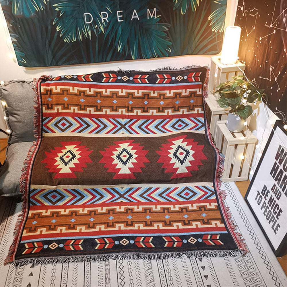 Boho Picnic Blanket | Et moderigtigt boheme-tæppe til dine udendørs aktiviteter - - house & garden - {{ product_tags }