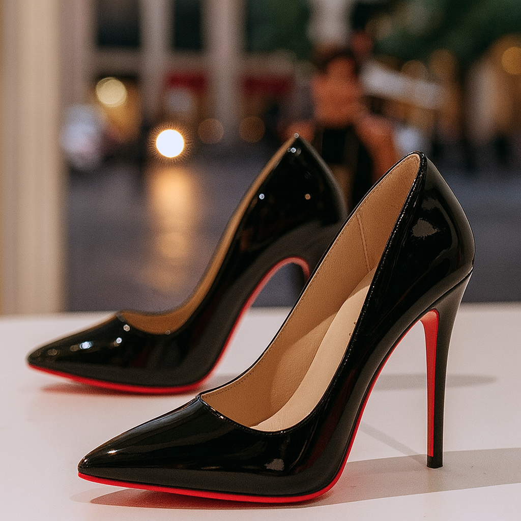 Women's Pointed-Toe Stiletto Heels – Black High Heels for Evening 1