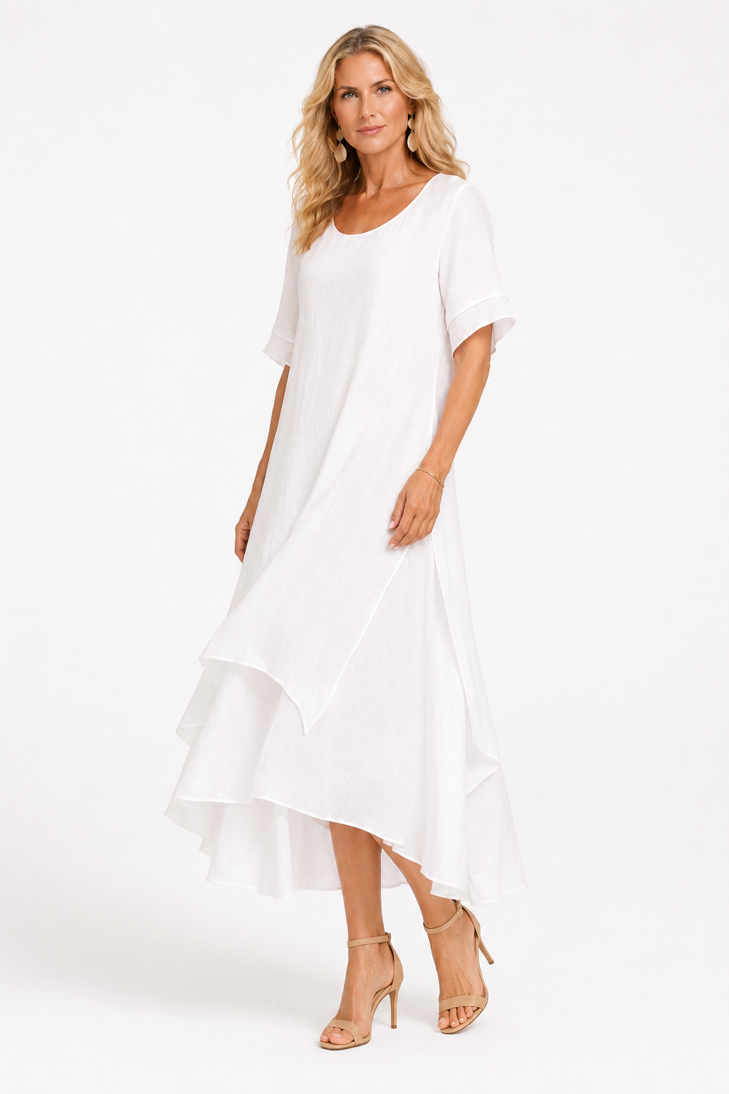 Women's Elegant Flowy Dress - Timeless Style for Any Occasion