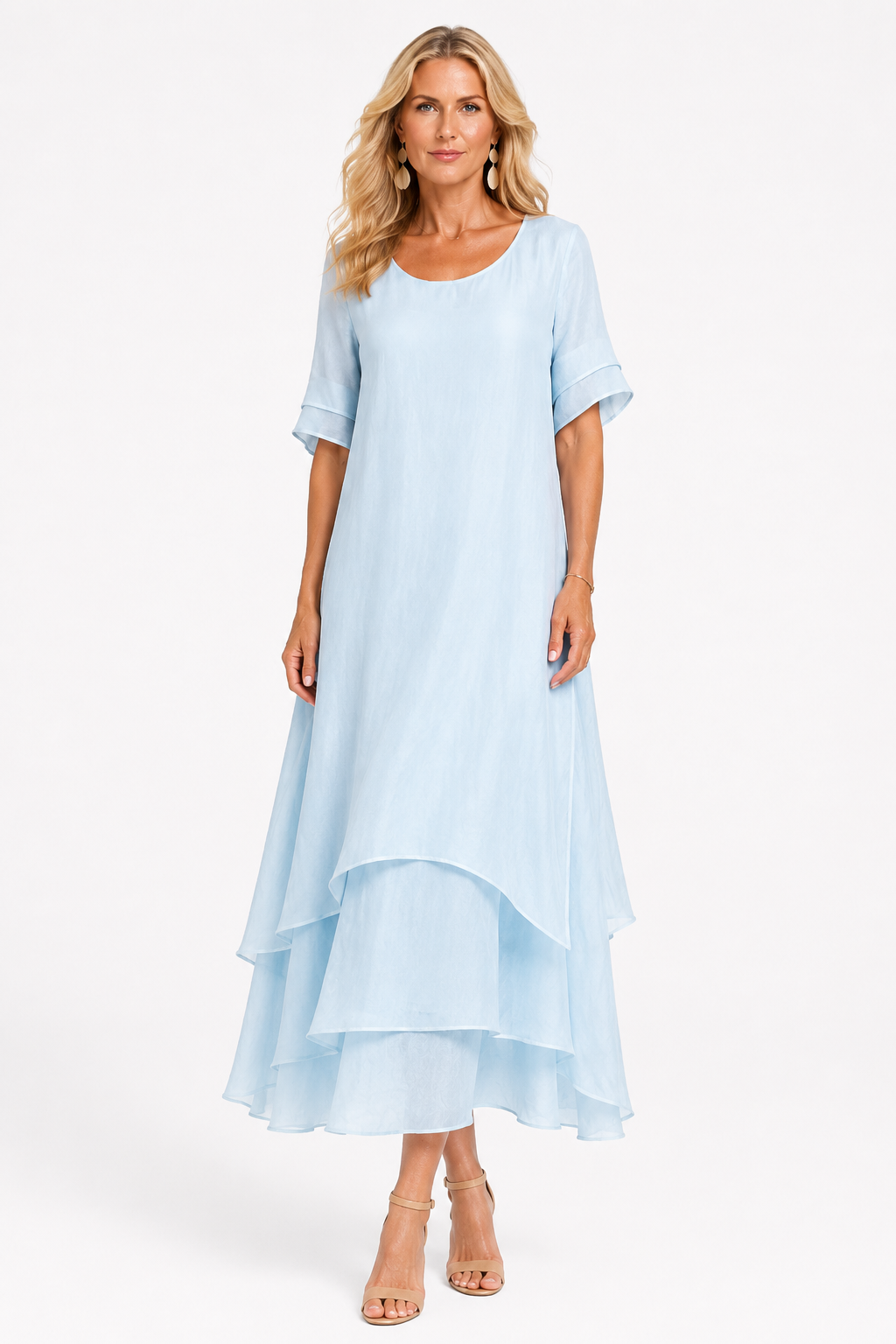 Women's Elegant Flowy Dress - Timeless Style for Any Occasion