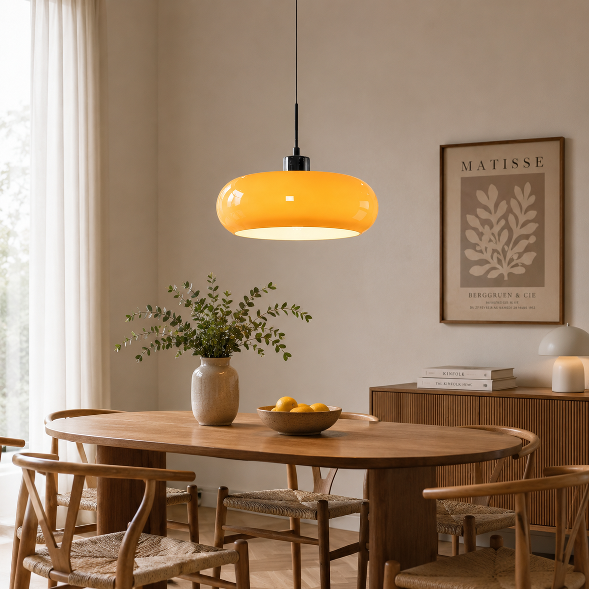 Cirquella Bauhaus Glass Pendant Lamp - Circular Design
