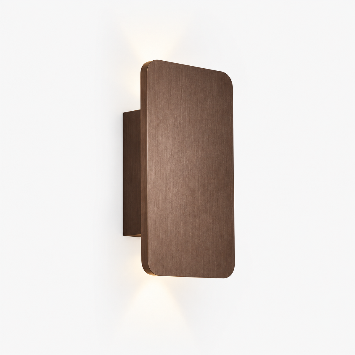 Indoor Rectangular LED Wall Lamp - Modern Metal Design