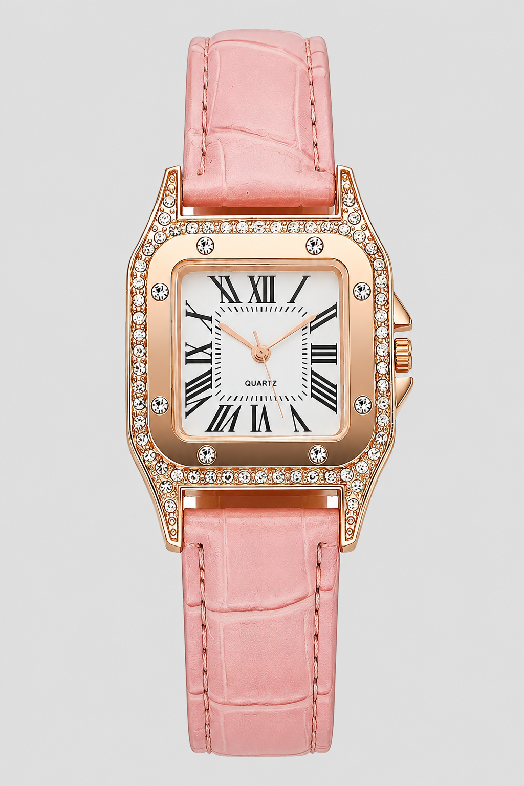 Dial Quartz Leather Watch - Luxury and Comfort in One