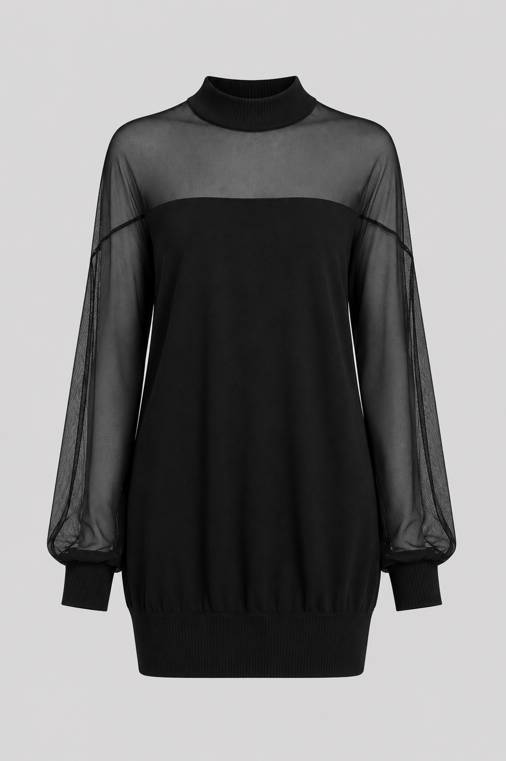Elegant Long-Sleeve Dress
