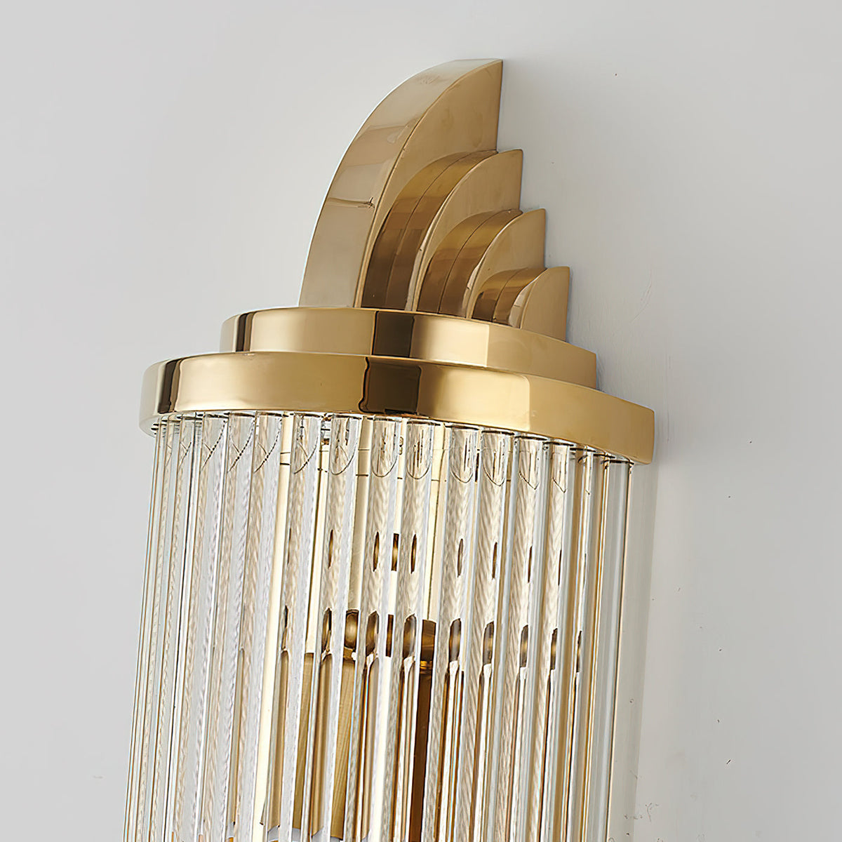Gatsby Wall Lamp - Art Deco Elegance in Gold