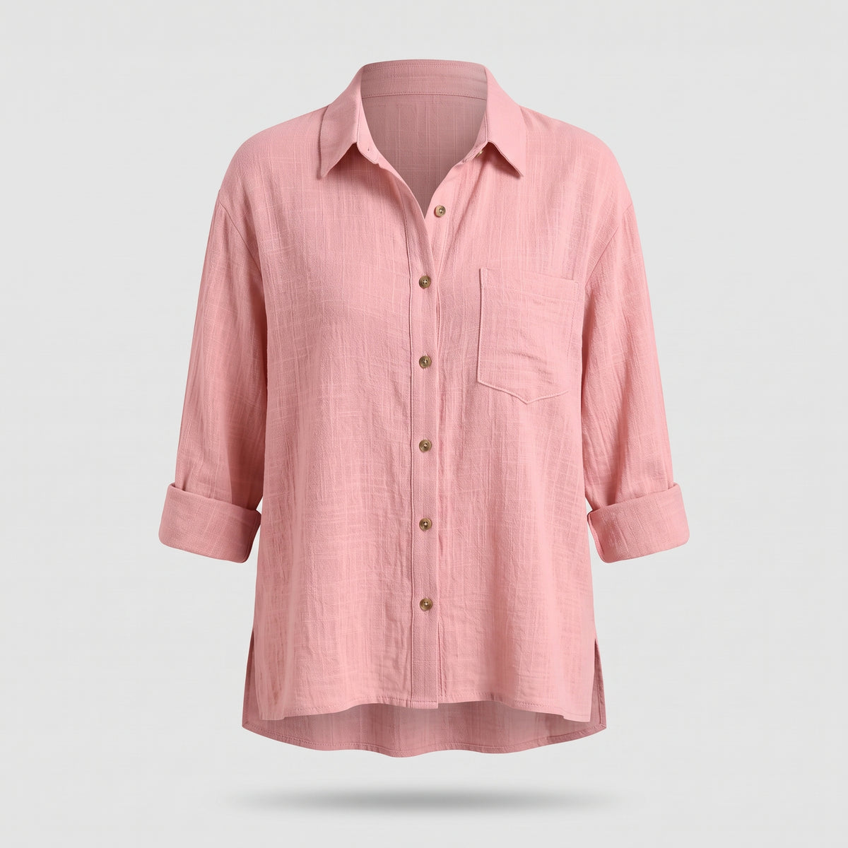 Women's Relaxed Fit Shirt - Loose Casual Blouse