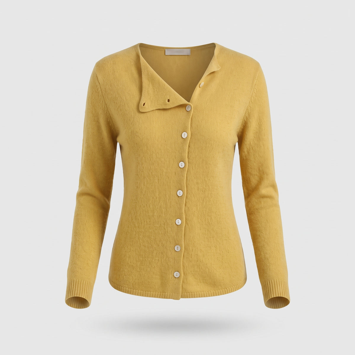 Women's Elegant Wool Cardigan - Lightweight Layering Piece