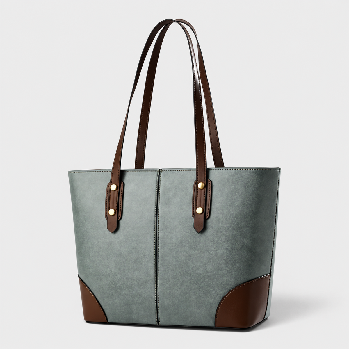 Vintage Leather Shoulder Bag for Women with Large Capacity