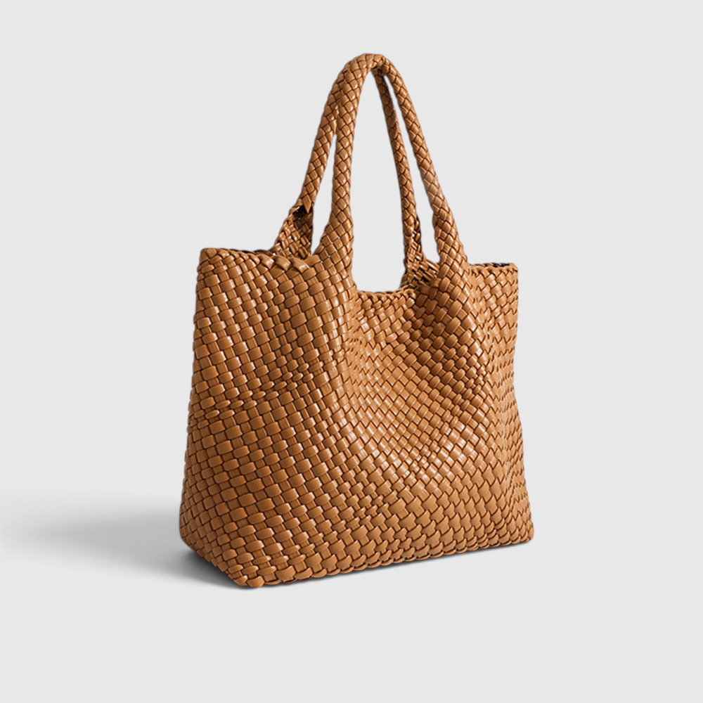 Pleciona torba shopper – luksusowa torebka o pojemnym fasonie