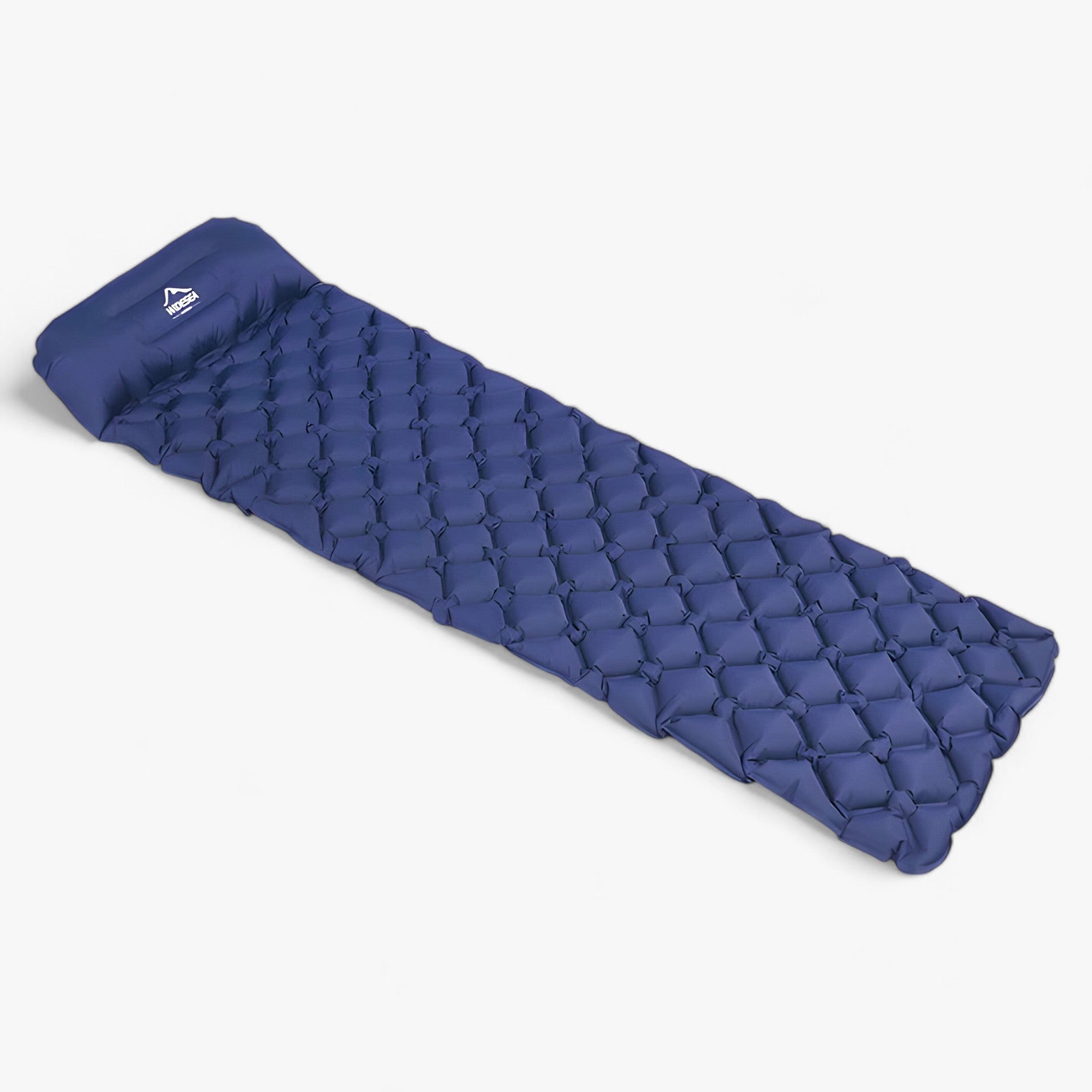 Campingmadras | Oppustelig sovemadras - Ultralet polstring for komfort udendørs - Mørkeblå - house & garden - {{ product_tags }