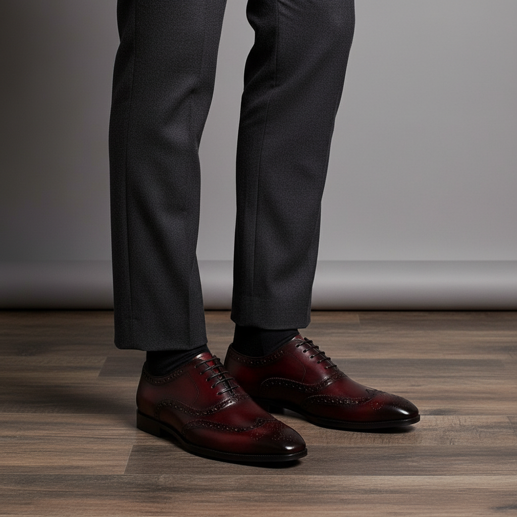Men's Handcrafted Oxford Shoes - Clinton