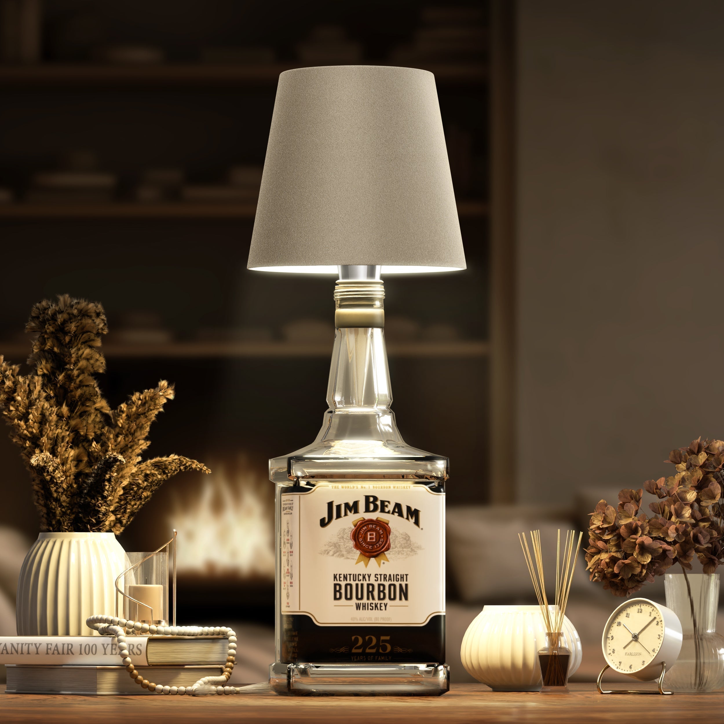 ARIA - Trådlampe til Flaske - Bærbar og Stilfuld Belysning - Beige - house & garden - {{ product_tags }
